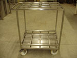 Chariot manutention inox