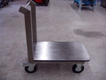 Chariot manutention inox